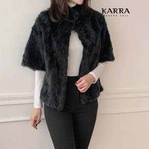 KARRA (77까지)천연밍크하이넥자켓_A3F18418