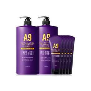 약산성 대용량 탈모완화 샴푸 비듬 두피 1000ml 2개+200ml 5개, 약산성 대용량 탈모완화 샴푸 비듬 두피 샴푸 1000m, 1개