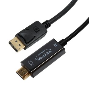 마하링크 디스플레이포트 to HDMI V1.2 3M ML-DPH23C, 1개