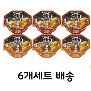 닛신 라오 컵라면 미소라면3개 쇼유라면3개 6개세트 일본 라왕라면