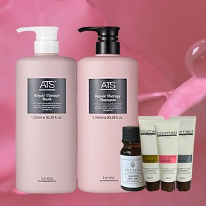 그리에이트 ATS 리페어테라피 두피 영양 약산성샴푸 600ml 1000ml 바이오메드 앰플 세트