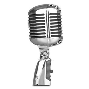 SHURE 55SH 빈티지 마이크 클래식 레트로 엔틱 다이나믹 보컬 스탠드 라이브 공연 노래방, [01] Silve