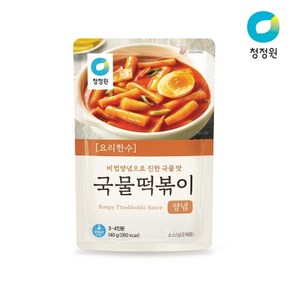 청정원 요리한수 국물떡볶이양념 1박스