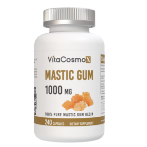 [미국빠른직구] 비타코스모 매스틱검 1000mg VitaCosmoX Mastic Gum, 1개, 240정