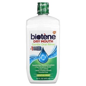 Biotene Dental Poducts 구강건조증용 순한 구강 세정제 순한 민트향 16fl OZ 473 ml)