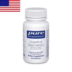 Pure Encapsulations 자몽씨 추출 250mg 60정 식물성캡슐