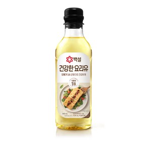 백설 바삭한 요리유 식용유 500ml, 3개