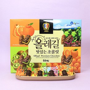 코롬방 올레길 맛있는초콜릿 64개입, 460g, 1세트