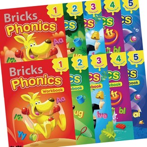 Bricks Phonics 브릭스 파닉스1 2 3 4 5 (SB+WB) / 단계별 영어학습 교재 -책갈피볼펜증정