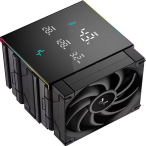 딥쿨 DEEPCOOL AK620 DIGITAL PRO 듀얼타워 공랭 CPU 쿨러 (블랙), 1개