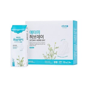 애터미 프리미엄 허브데이 중형 생리대