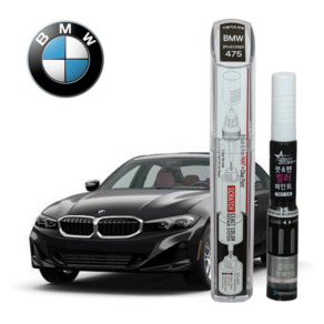 BMW 붓펜 페인트 자동차 도색용 475 블랙사파이어메탈릭, 3WAY (475 블랙사파이어메탈릭+투명코팅제), 475 블랙사파이어메탈릭+투명코팅제, 1개