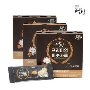 설빙 프리미엄 미숫가루 20개입 x 3박스, 400g, 3개