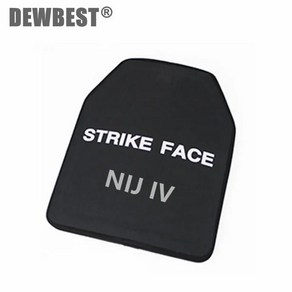 NIJ 레벨 4 IV 방탄 플레이트 패널 알루미나 및 PE 독립형 경량 무게추 방탄복 UHMWPE 2 PCs 10x12 인치, [02] FDBGA6JIV1PCS, 1개