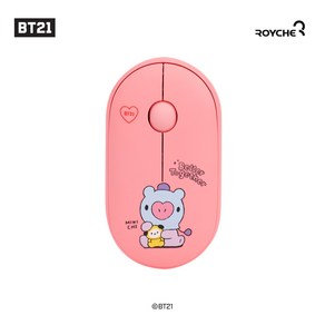 2021 NEW BT21 리틀버디 베이비 캐릭터 무선 마우스 소리안나는 치미 타타 슈키 쿠키 코야 알제이 망 무소음 저소음 마우스, 망(MANG)