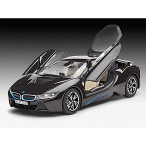 레벨 1/24 BMW i8 하이브리드 스포츠카 자동차 조립모형 프라모델, 1개