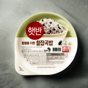 햇반 매일 찰잡곡밥, 210g, 3개