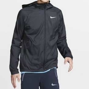 NIKE 남성용 에센셜 런닝 후디 집업 바람막이 자켓 bv0908