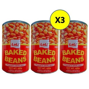 라리베이크드빈스 420g X 3개 찌개류