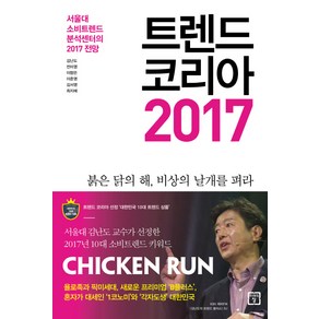 트렌드 코리아 2017:서울대 소비트렌드분석센터의 2017 전망, 미래의창, 김난도,전미영,이향은,이준영,김서영,최지혜