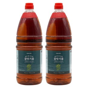 [이장네] 향이 참 고소한 대용량 업소용 참맛기름_1.8L, 2개, 1.8L