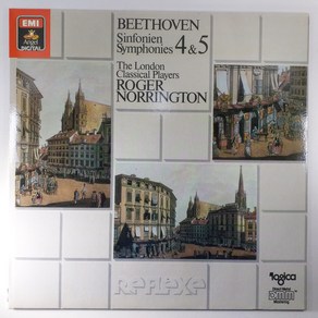 BEETHOVEN 베토벤 교향곡 제4번 & 제5번 운명 로저 노링턴/ 자켓MT/ 음반좋음NM/ LP 초음파세척