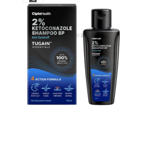 Tugain Essentials 2% Ketoconazole Anti Dandruff Shampoo 100 ml Shampoo