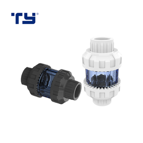 수도 배관 자재 역류방지 PVC밸브 체크 밸브 CHECK VALVE V79 (그레이), 그레이, 1개