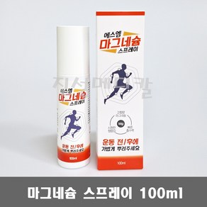 에스엠 마그네슘 스프레이 100ml 고함량 시원한 청량감 빠른 흡수, 1개