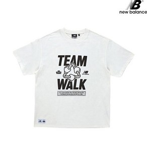 뉴발란스 뉴발란스 NBNEB2L243-WH NB X MBW II Teamwalk 반 남녀공용 반팔티 티셔츠