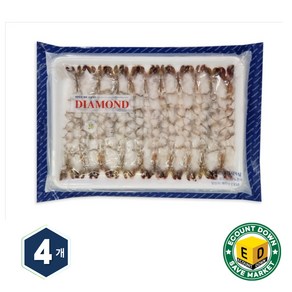 DIAMOND 흰다리새우살 20미 (냉동) 노바시, 4개