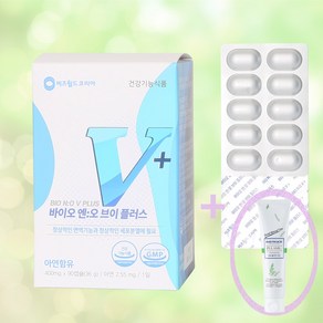 [힐링라이프] 바이오엔오브이 플러스 90캡슐 1박스 + EM휴대용 치약 20g 1개 / 천현수 산화질소 대사체, 90정