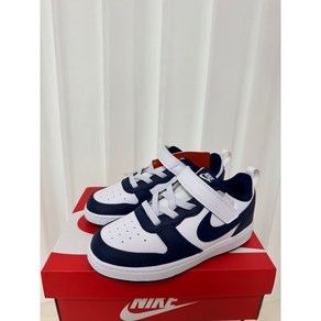 나이키 키즈 운동화 코트버로우 로우2 NIKE COURT BOROUGH LOW2 WHITE-BLUE