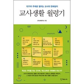 교사생활 월령기 : 12가지 주제로 펼치는 교사의 한해살이, 경기교육연구소 저, 에듀니티