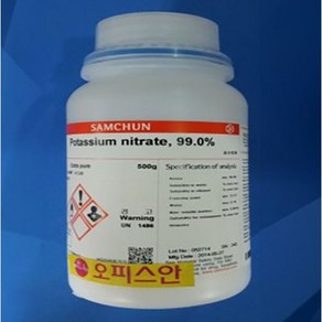 질산칼륨 (EP)500G/1KG (ko) Potassium nitate 99%, SAM-EP, 1통, 500ml