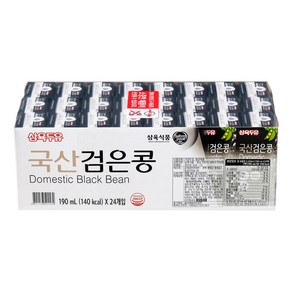 [삼육두유] 국산 검은콩 두유 190ml