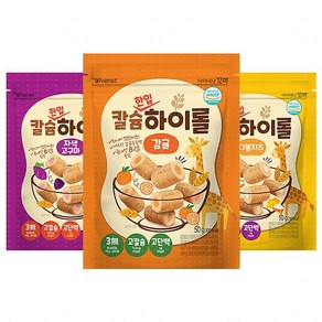 아이배냇 꼬마 칼슘하이롤 3종 셋트 (3EA)/아기과자, 1개