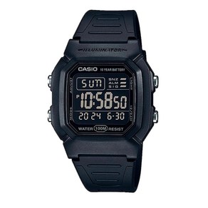 카시오 CASIO 군인 군용 군대 남성 남자 전자 손목시계 패션 우레탄 방수시계 W-800H-1B