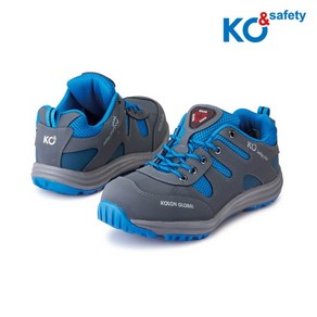 코오롱 KG-470 4인치 안전화, GRAY/R BLUE, 255, 1개