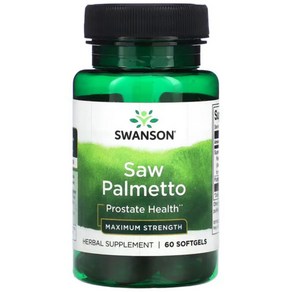 스완슨 쏘팔메토 Saw Palmetto 60정, 1개