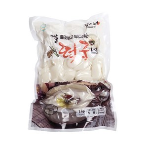 참미소떡볶이 떡국떡 1kg(국산쌀) 2개입