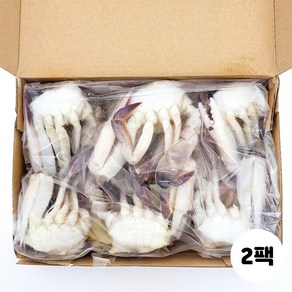 절단꽃게 S M L 2L 3L 450g 꽃게탕 냉동꽃게 냉동게, 450g (2L), 2개