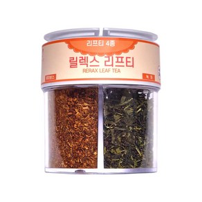 릴렉스 리프티 (RERAX LEAF TEA) 녹차 자스민 루이보스 허니부쉬 4종 구성, 1개, 1개입, 30g