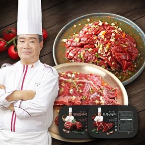 [쇼핑엔티] 구본길 양념 안창살 300g x 4팩 + 양념 토시살 300g x 3팩, 없음