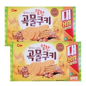 (지노앤코)청우 곡물쿠키 대용량패키지, 2개, 480g