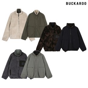 버커루 [PREMIUM 2022특가전] [BUCKAROO JEANS] 유니 공용 보아 후리스 리버시블 양면 깔끔한 하이넥 후리스 점퍼 후리스 자켓 뽀글이 점퍼 뽀글이 자켓