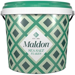 영국직송 Maldon Sea 쏠트 Flakes 유니크 피라미드 Shaped 쏠트 Flakes1.4kg Tub, 1개, 1.4kg