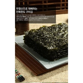 (아진식품협력업체)바삭하고 짜지않고 맛있는 전복구이김 !!, 5개, 20g