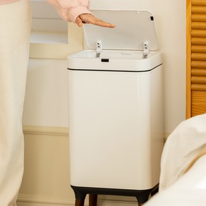 노다웃 센서휴지통 오존살균 기저귀 자동 쓰레기통 20L 스탠드형, 노다웃 20L 스탠드형/화이트