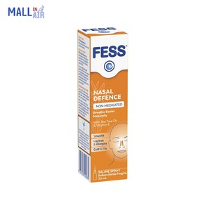 호주 Fess 페스 나살 디펜스 스프레이 Nasal Defence Spay with Tea Tee Oil & Vitamin E 티트리 오일 비타민E 센서티브 민감성용 30ml, 1개